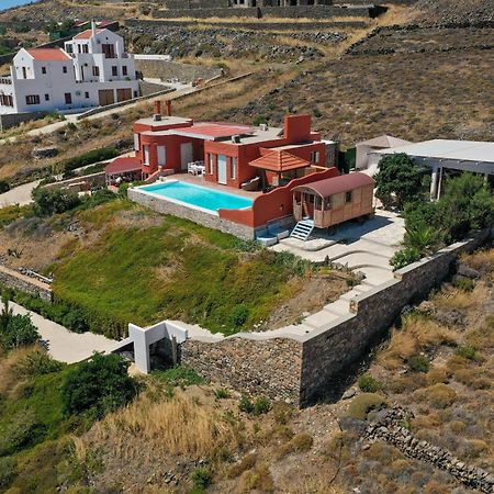 Villa Zen Dans Le Bleu Ermoupoli Esterno foto