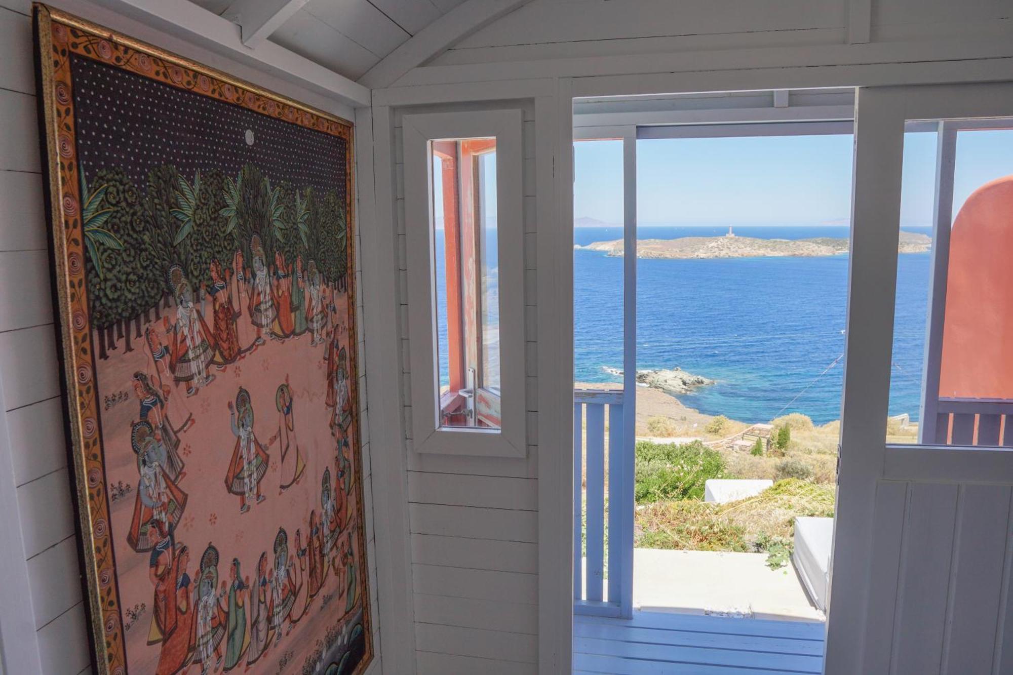 Villa Zen Dans Le Bleu Ermoupoli Esterno foto