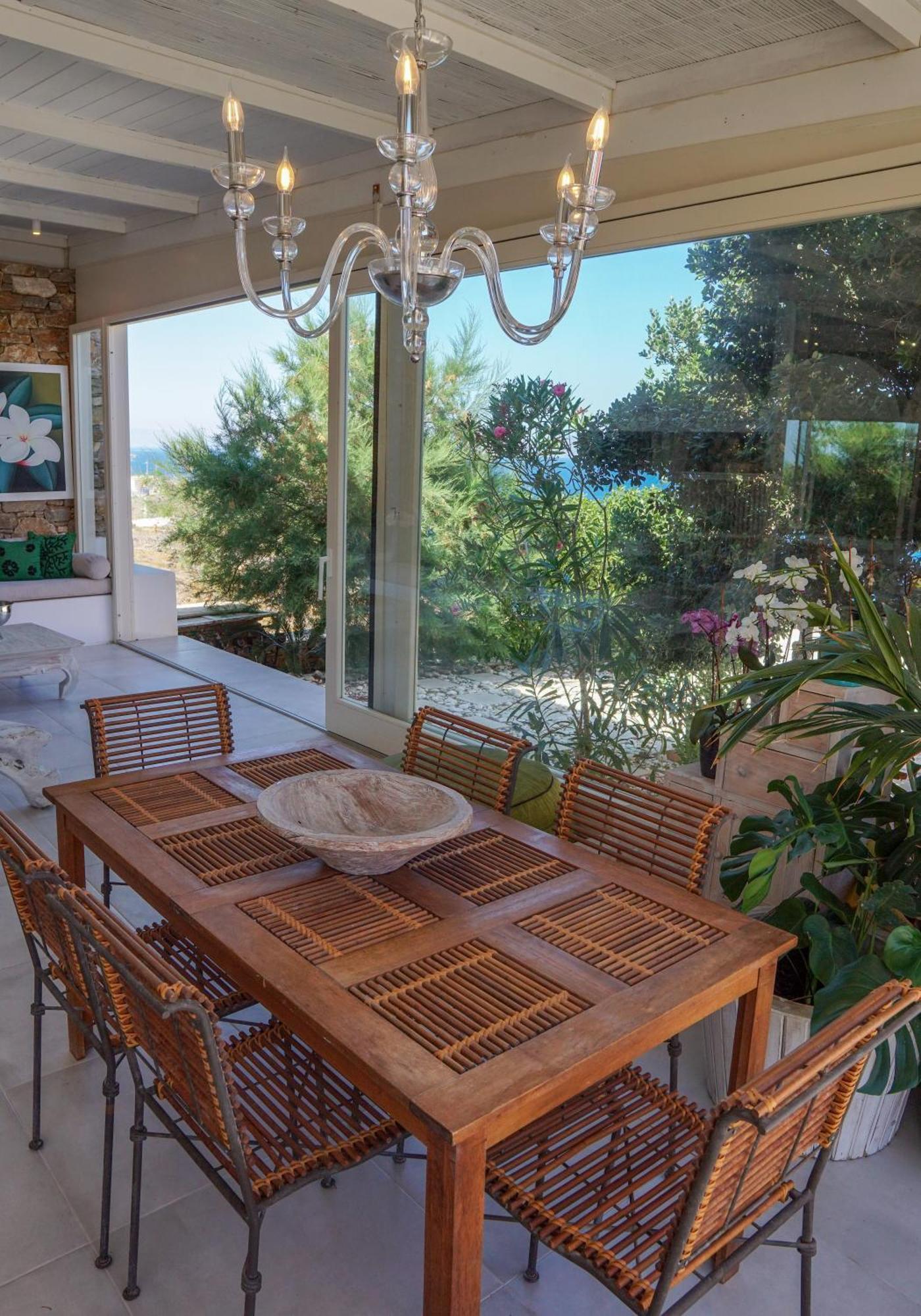 Villa Zen Dans Le Bleu Ermoupoli Esterno foto