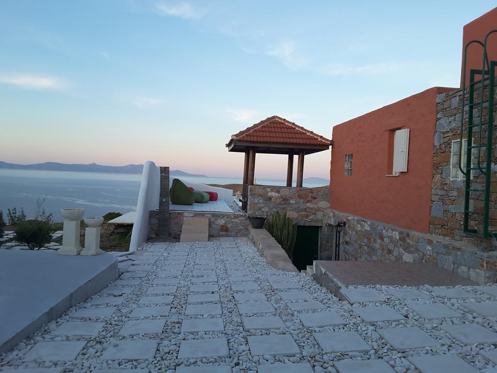 Villa Zen Dans Le Bleu Ermoupoli Esterno foto