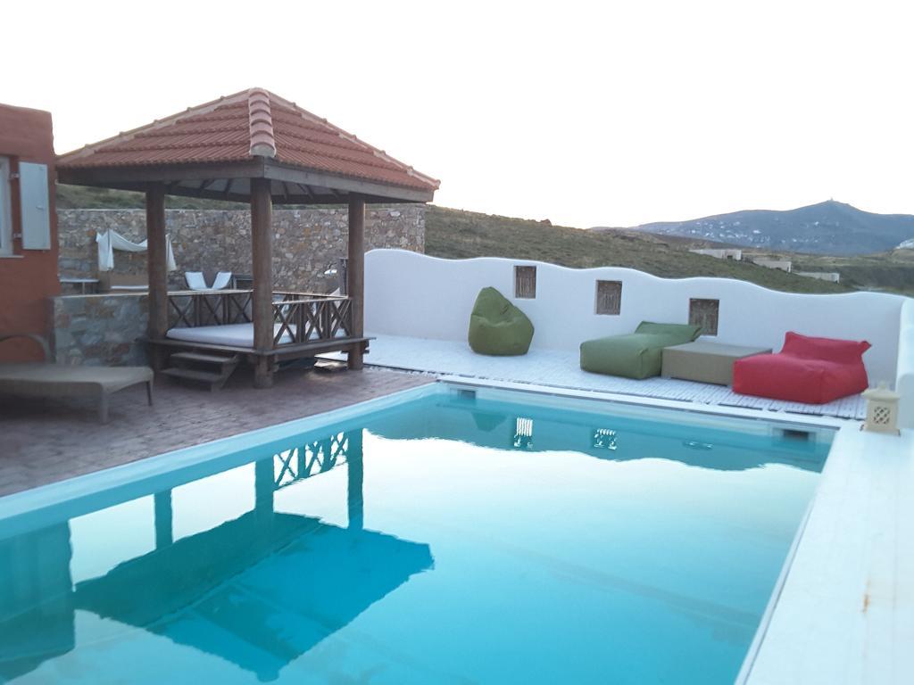 Villa Zen Dans Le Bleu Ermoupoli Esterno foto